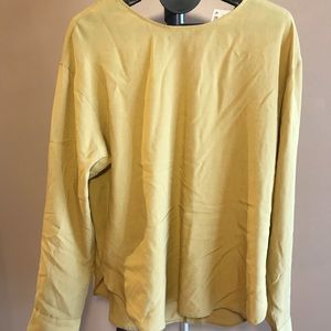 Mustard long sleeve shirt
